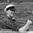 Ruvdnaprinsa Olav ja Prinsa Harald borjjasteaba regatta, 1954 (Govva: NTB arkiv / Scanpix)